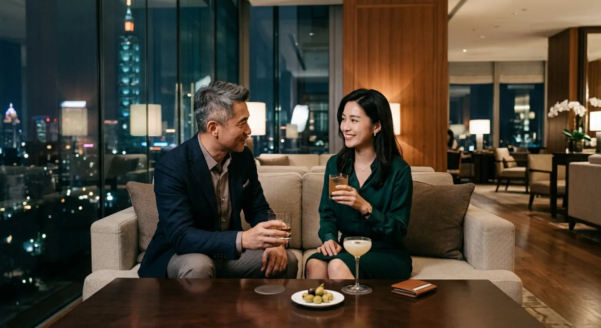 包養與戀愛關係差異的示意圖